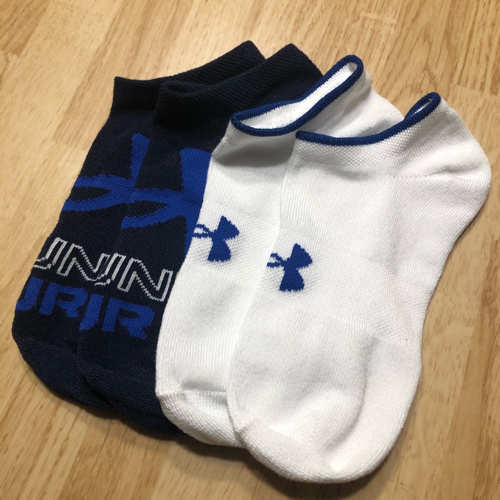 2 Pairs Under Armour Boys Socks
